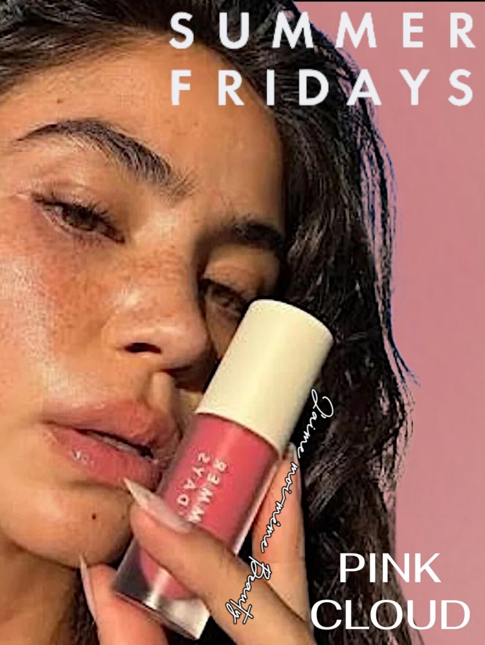 SUMMER FRIDAYS Pink Cloud Lip Oil - NEW